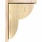 Ekena Millwork Crestline Rough Sawn Corbel w/Backplate, Douglas Fir, 6"W x 12"D x 16"H COR06X12X16CRE01RDF - alternate 2